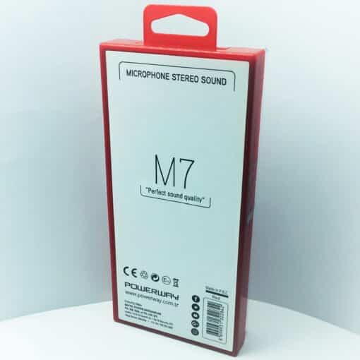 M7 Mikrofonlu Kulaklık (KIRMIZI) PowerWay - Görsel 2