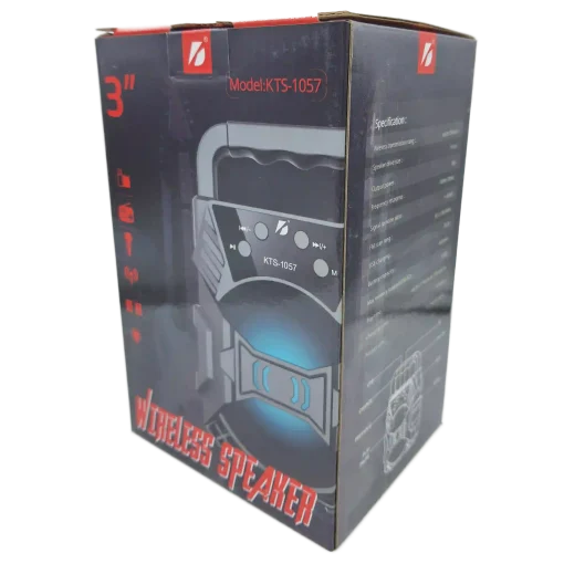18 CM Bluetooth Speakerü Höparlör FM KTS-1057 - Görsel 2