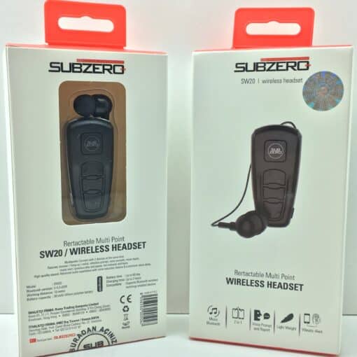 Titreşimli Makaralı Bluetooth Kulaklık (Çift Telefon Desteği) Subzero SW20 - Görsel 2