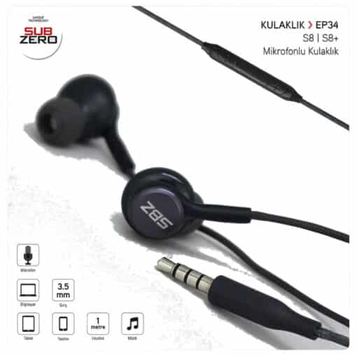 Extra Bass S8-S8+ AKG Mikrofonlu Kulaklık Subzero Ep34 - Görsel 2