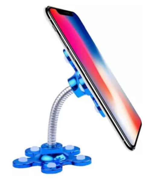 Papatya Çift Taraflı Vantuzlu Telefon Tutucu (Renkli) - Görsel 3