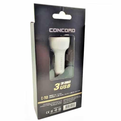7A QC 3 USB Hızlı Araç Şarj Cihazı Concord C-769 - Görsel 3