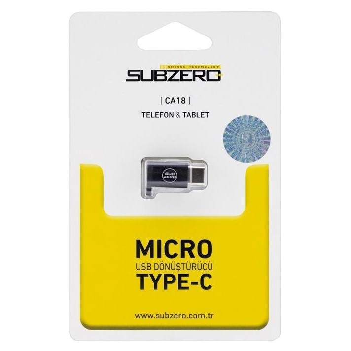 (Micro - TYPE-C) Dönüştürücü Subzero CA18