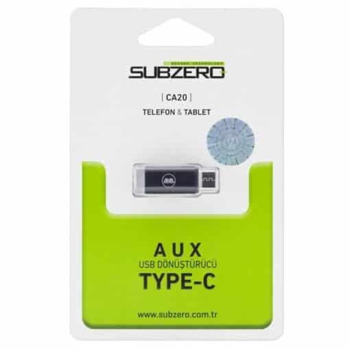 TYPE-C Kulaklık Dönüştürücü 3.5mm Subzero CA20 - Görsel 2
