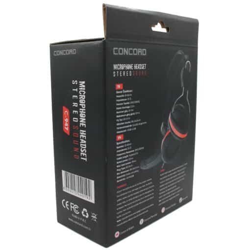 Mikrofonlu Oyuncu Gaming Stereo Kulaklık Concord C-947 - Görsel 2