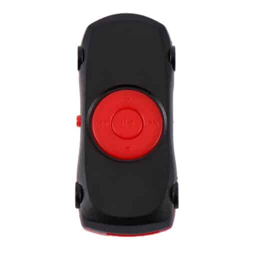 Araba Mini Mp3 Çalar + Kulaklık + Şarj Kablosu (Beyaz) - Görsel 3