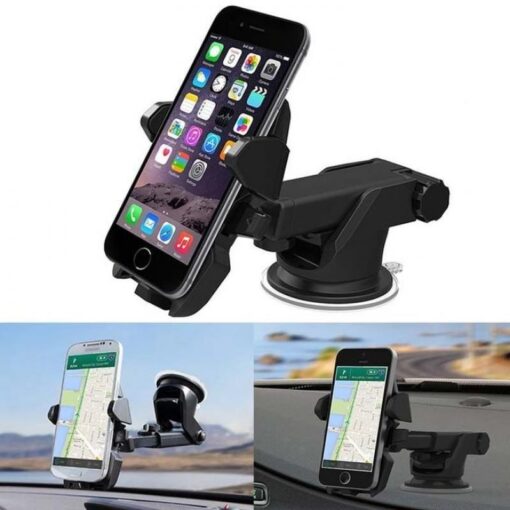Silikon Yapışkanlı Uzun Boyunlu Vantuzlu Telefon Tutucu IVO-H04 - Görsel 2
