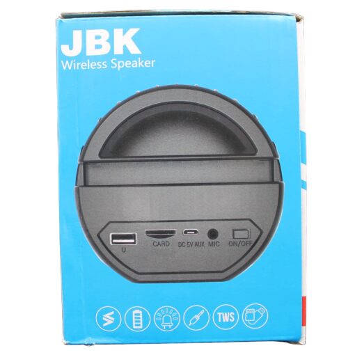 80dB Işıklı Telefon Standlı Sd-Usb Bluetooth Speaker JBK-321-323 - Görsel 4