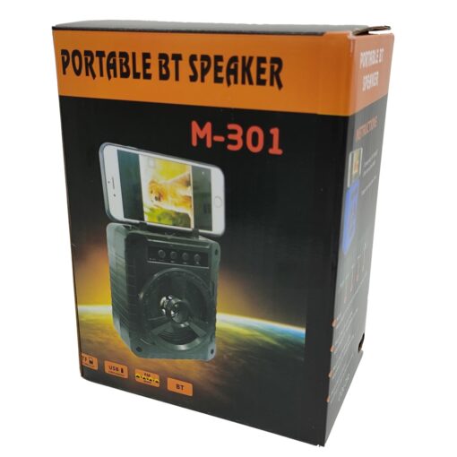 15 CM SD Usb Bluetooth Speaker Hoparlör M-301 - Görsel 4
