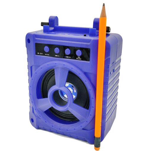 15 CM SD Usb Bluetooth Speaker Hoparlör M-301 - Görsel 3
