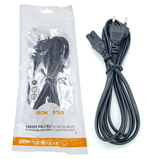 1.8 Metre Teyp Radyo Power AC Güç Kablosu IronStar IRK3322 - Görsel 2