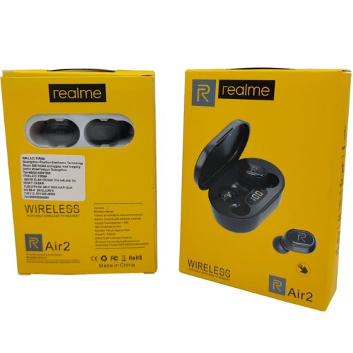 R Realme Dijital Ekranlı Bluetooth Kulaklık Air 2