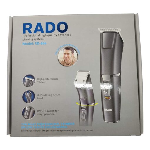 Saç Sakal Kesme Makinesi Tıraş Makinesi Rado RD-666 - Görsel 3