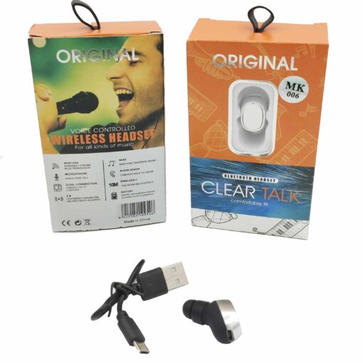 Clear Talk Bluetooth Kulaklık ( Siyah ) MK006