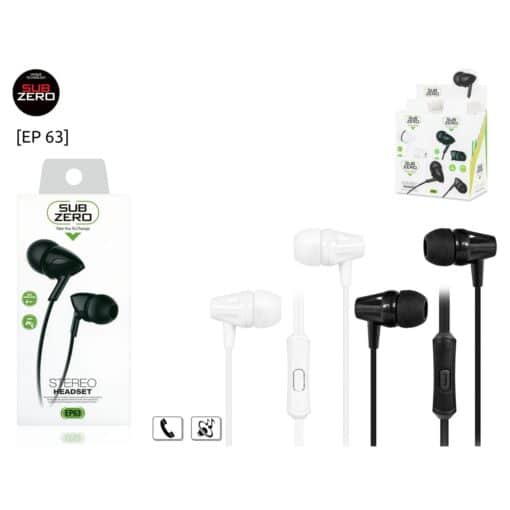 10’li Paket Mikrofonlu Kulaklık Subzero EP63