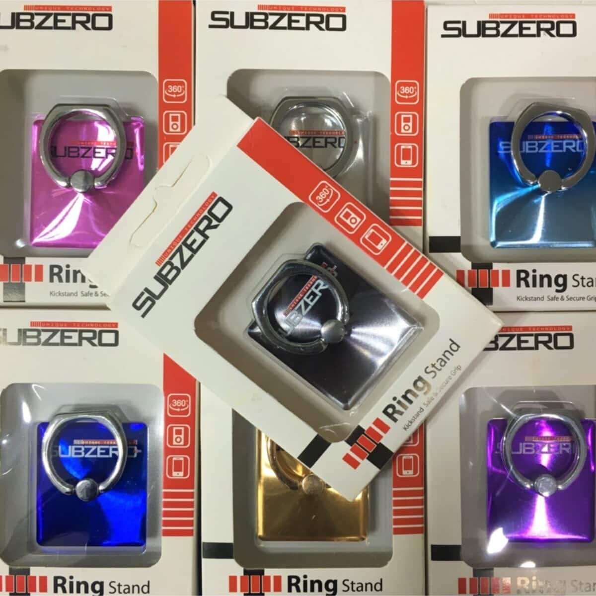 (Renkli) Telefon Yüzüğü Metal Subzero CARB2