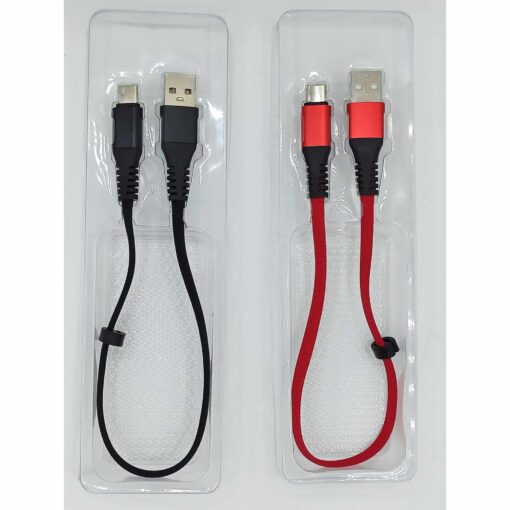 (TYPE-C) Kısa PowerBank Metal Başlık Hızlı Usb Şarj Data Kablosu - Görsel 2