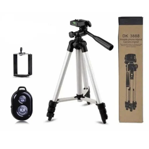 DK-3888 102 Cm Bluetooth Kumandalı Cep Telefonu Uyumlu Tripod - Görsel 2