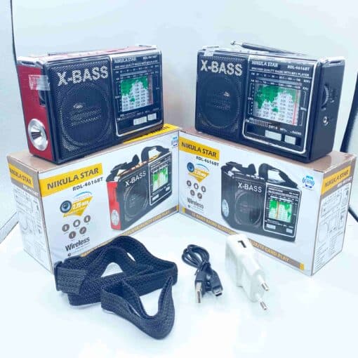 Nikula Star (TF Card-Bluetooth-Usb-Aux) Işıldaklı Radyo RDL-4616BT