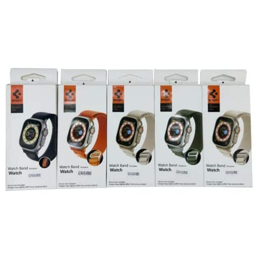 Siyah - Apple Watch 42mm 44mm 45mm 49mm Se Ultra Uyumlu Kumaş Kordon - Görsel 2