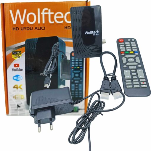 Full Hd Uydu Alıcı + Wifi Özellikli WolfTech HD-2021