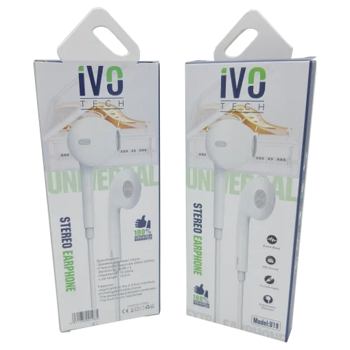 U19 3.5 Giriş Kablolu İphone Samsung Kulaklık İvo Tech