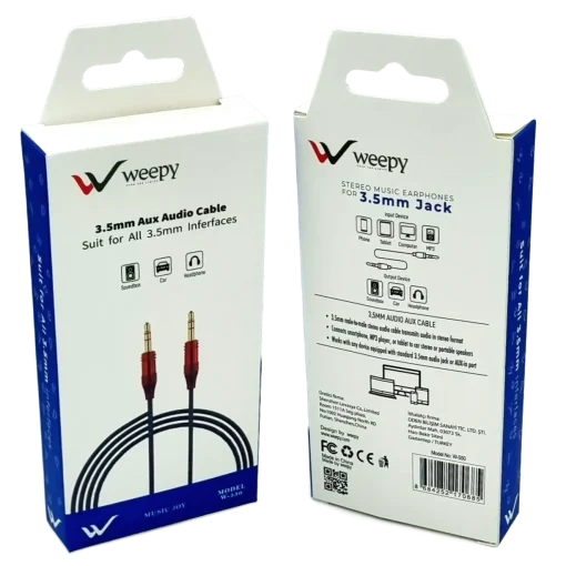 1 Metre 3.5mm Aux Kablo Weepy W-550