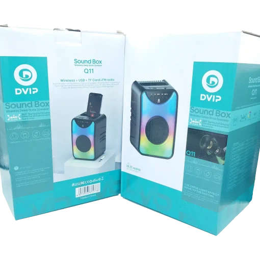 Işıklı Hoparlör - USB - FM Radyo - BT DVIP Q11