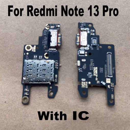 Orijinal Redmi Note 13 Pro 5G - Şarj Soketli Mikrofon Bordu