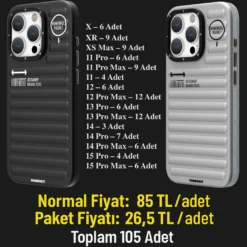 Plain Coloured Serisi Kılıf Kapak – Toptan Paket (105 Adet)